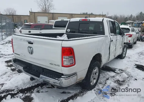 2019 Ram 1500 Big Horn/Lone Star 4X4 6'4 Box z USA, uszkodzony, nr VIN 1C6SRFBT1KN833358